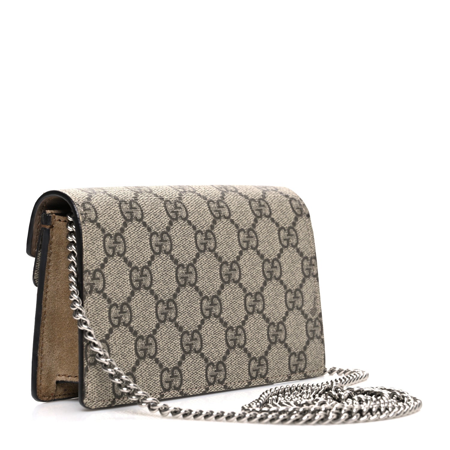 GG Supreme Monogram Super Mini Dionysus Shoulder Bag Taupe