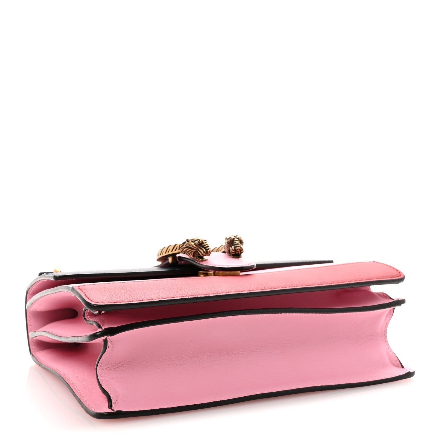 Moon Calfskin Web Medium Dionysus Bamboo Top Handle Bag Sugar Pink Blue Agata Hibiscus Red