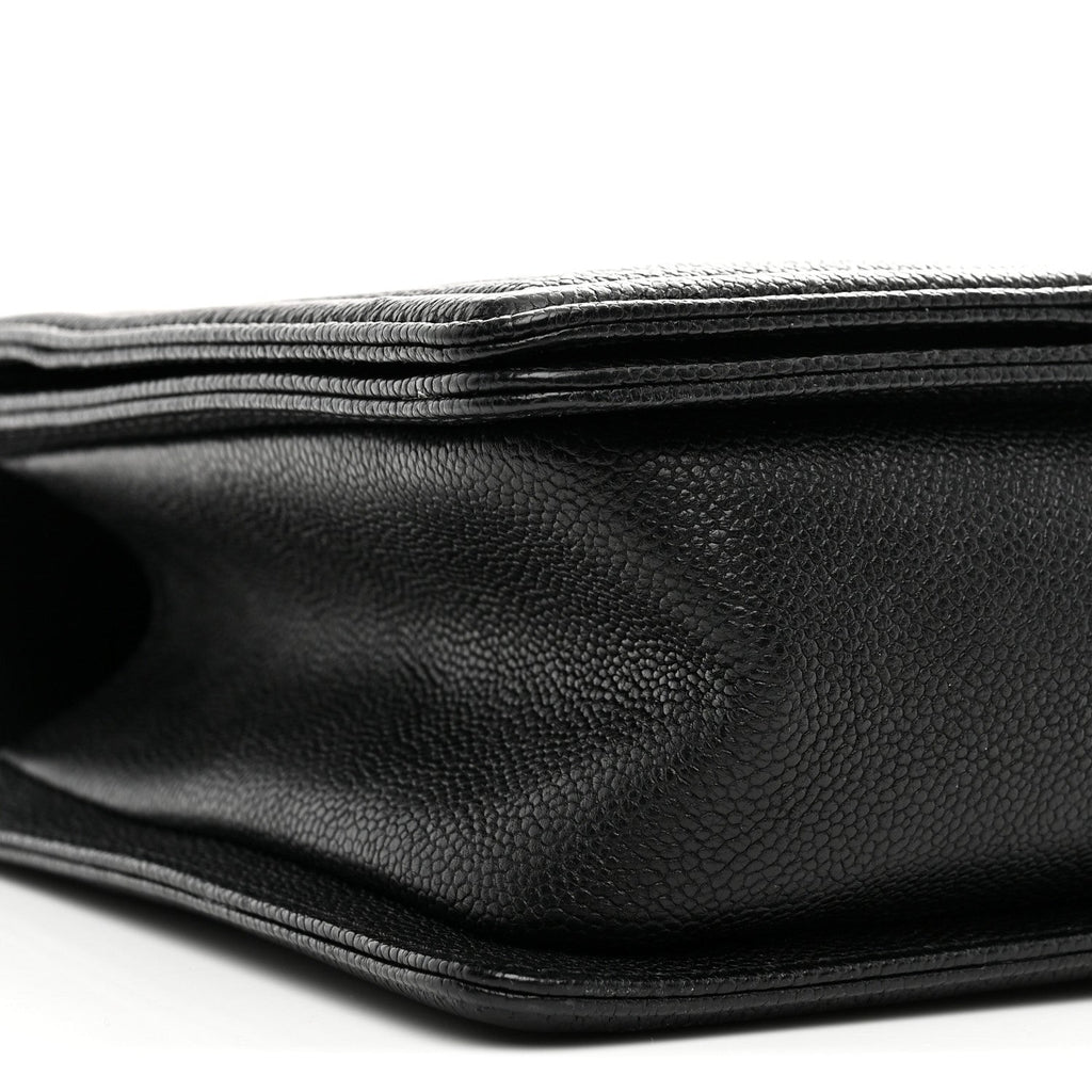 Caviar Quilted New Medium Boy Flap Black