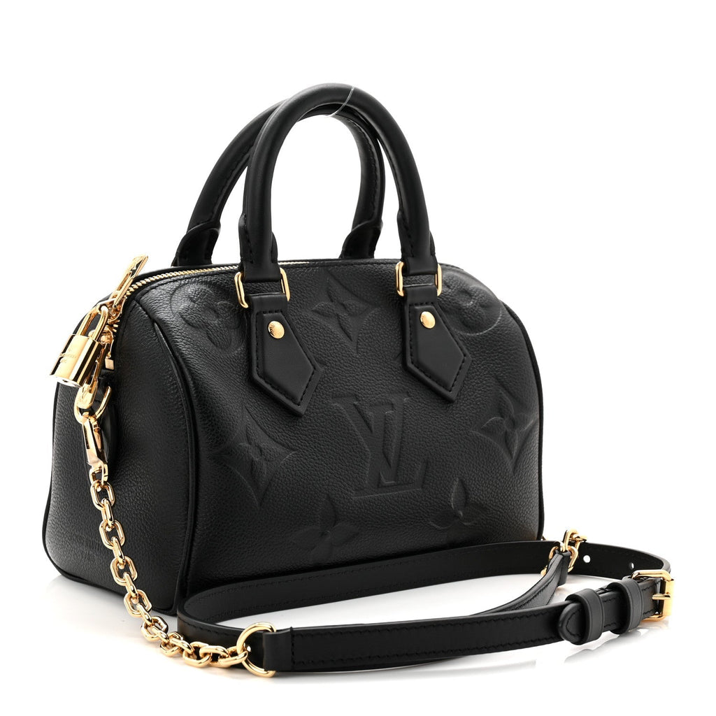 Empreinte Monogram Giant Speedy Bandouliere 20 Black
