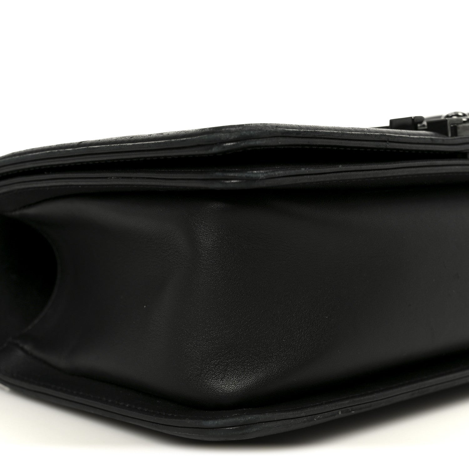 Calfskin Quilted Medium Boy Flap So Black