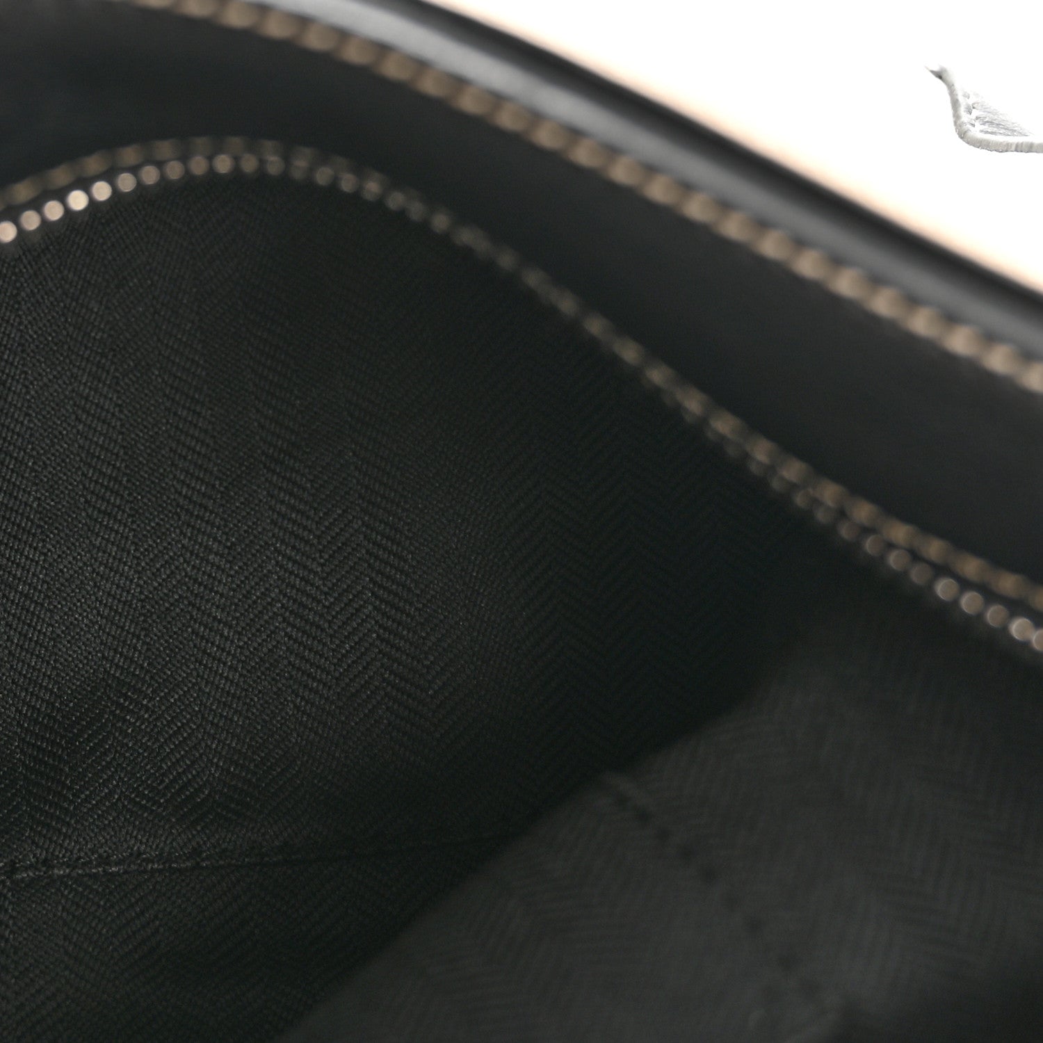 Calfskin Small Puzzle Bag Sand Soft White Black