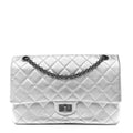 Metallic Lambskin Quilted 2.55 Reissue 226 Flap Silver