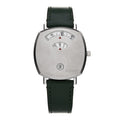 Stainless Steel Calfskin 35mm Grip Quartz Watch Green