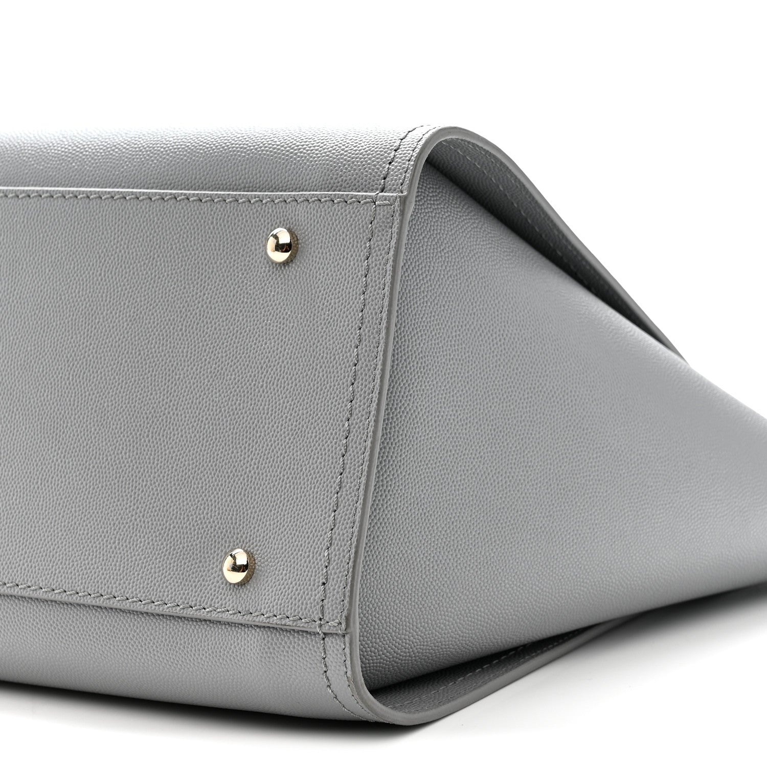 Caviar Studded Medium Deauville Tote Grey