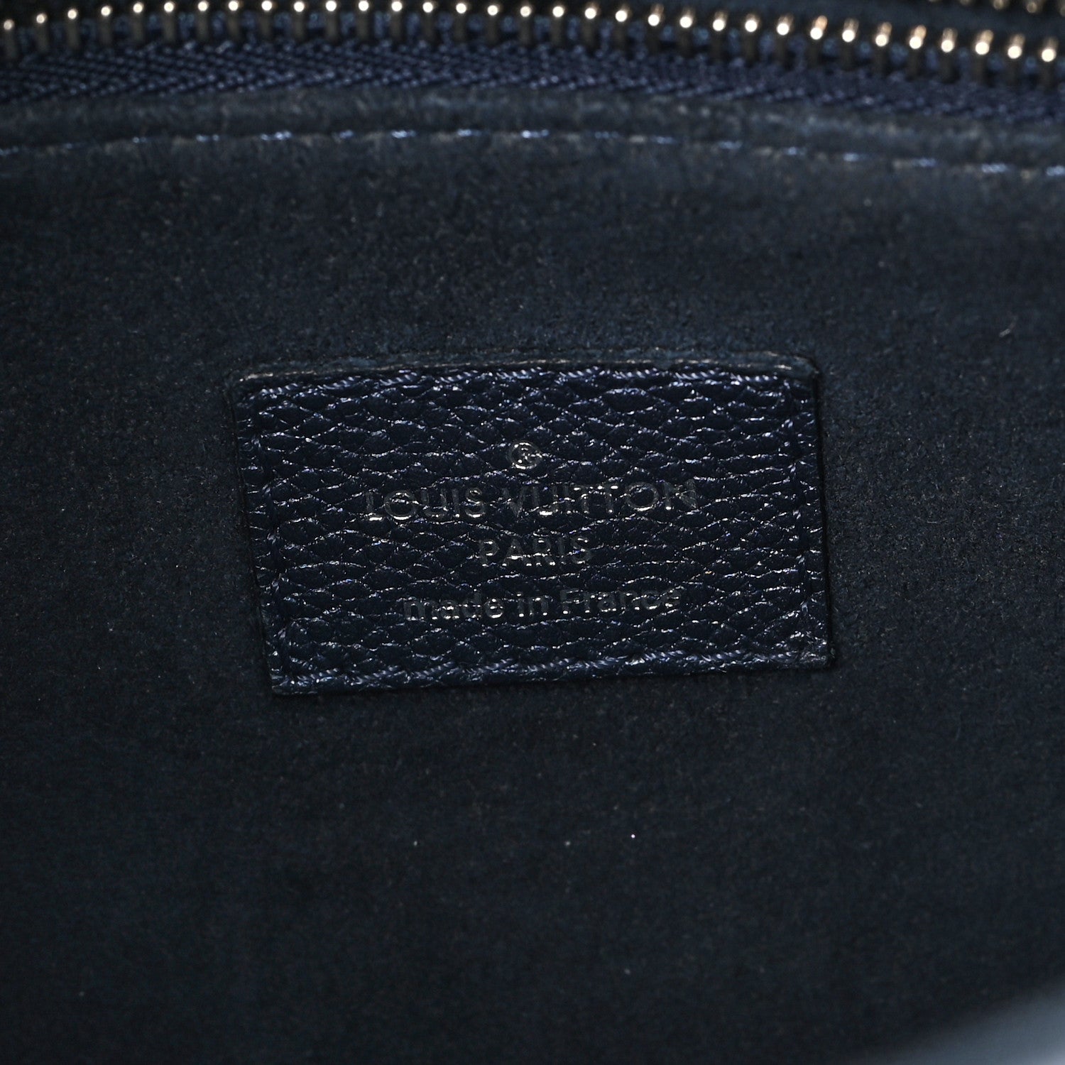 Metallic Empreinte Monogram Giant Onthego PM Navy Nacre