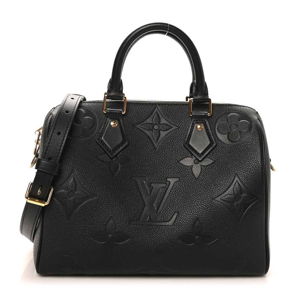 Empreinte Monogram Giant Speedy Bandouliere 25 Black