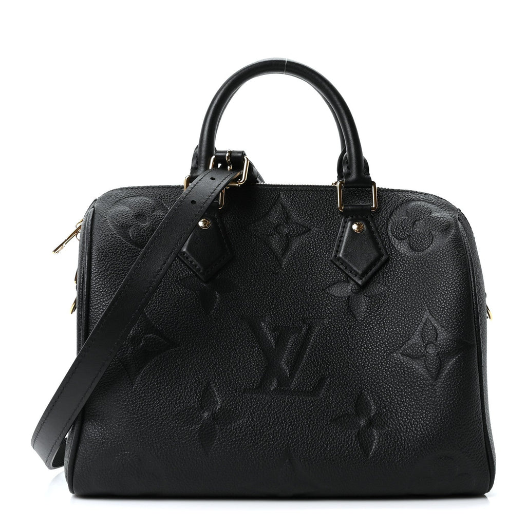 Empreinte Monogram Giant Speedy Bandouliere 25 Black