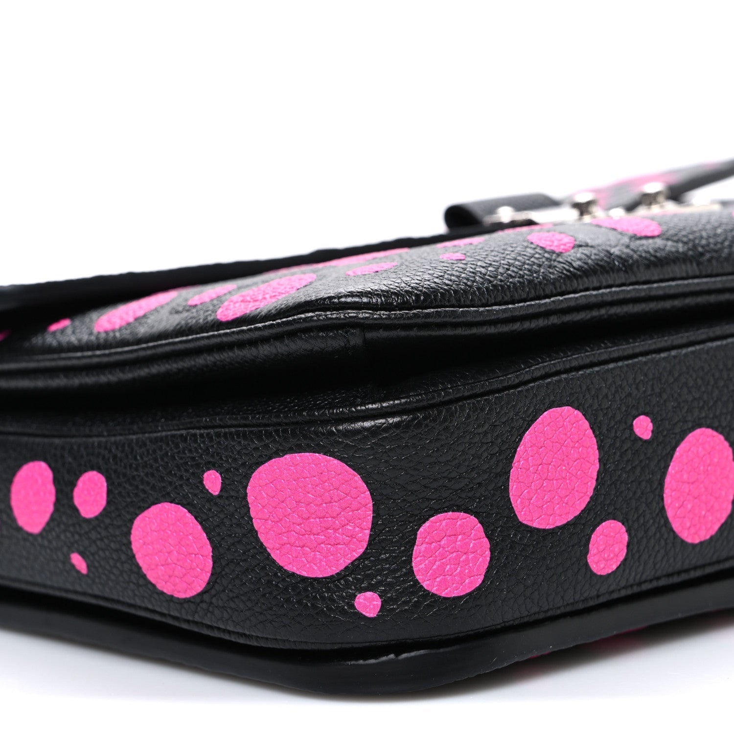 LV x YK Empreinte Monogram Giant Pochette Metis Black Fuchsia