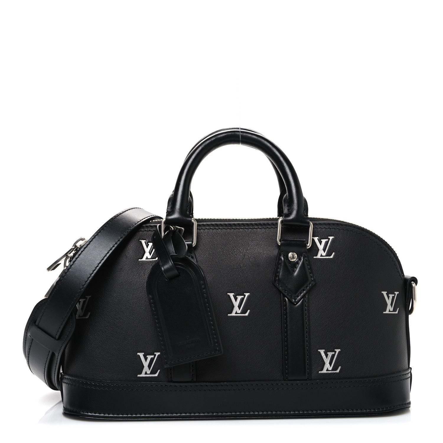 Blason Calfskin Monogram East West Alma Black