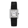 Stainless Steel Alligator 27mm Tank Solo Quartz Watch