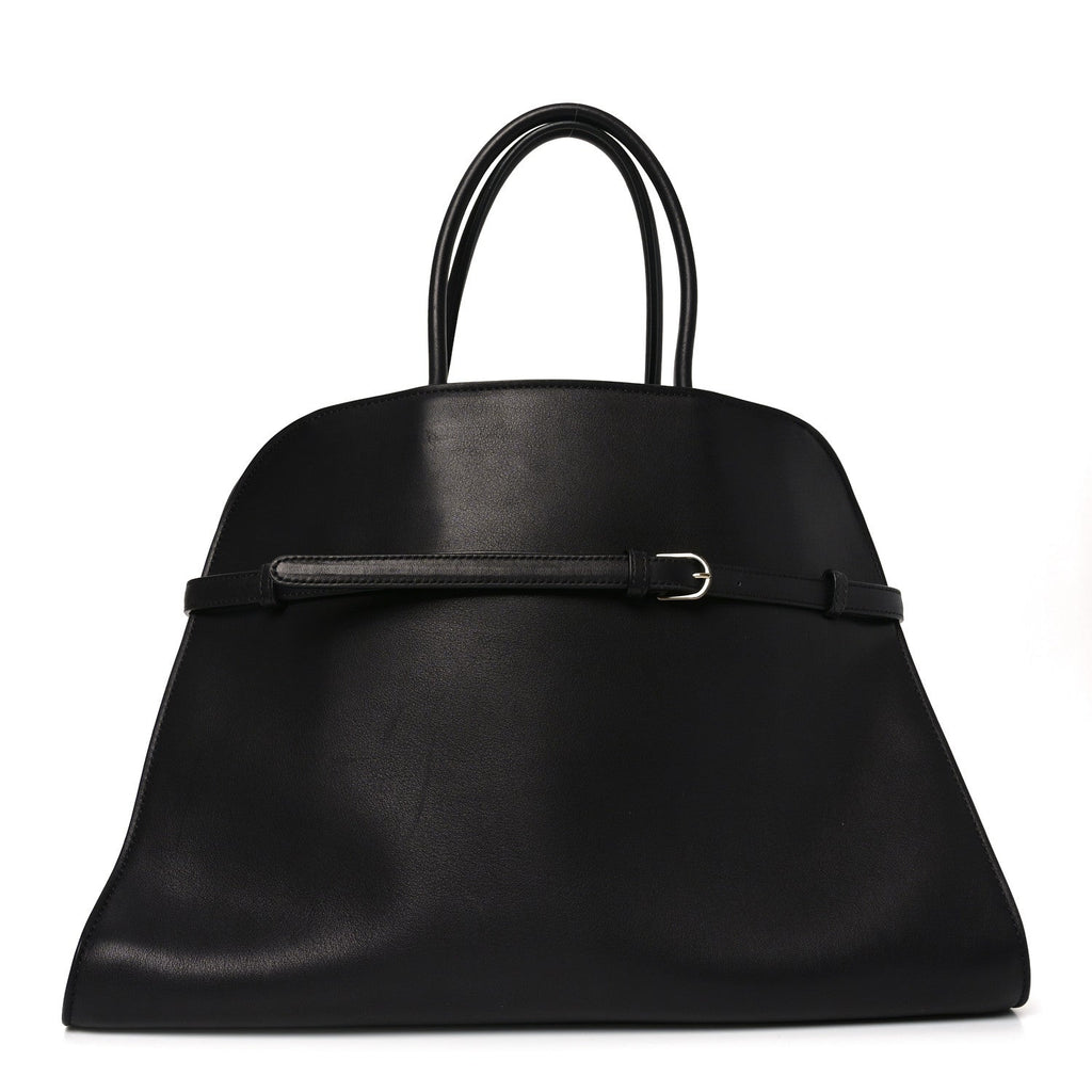 Polished Saddle Calfskin Soft Margaux Belt 15 Black