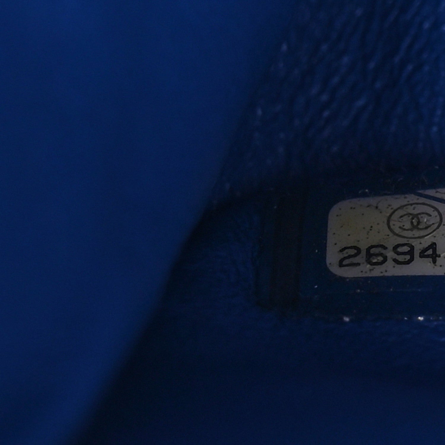 Lambskin Quilted Medium Double Flap Blue