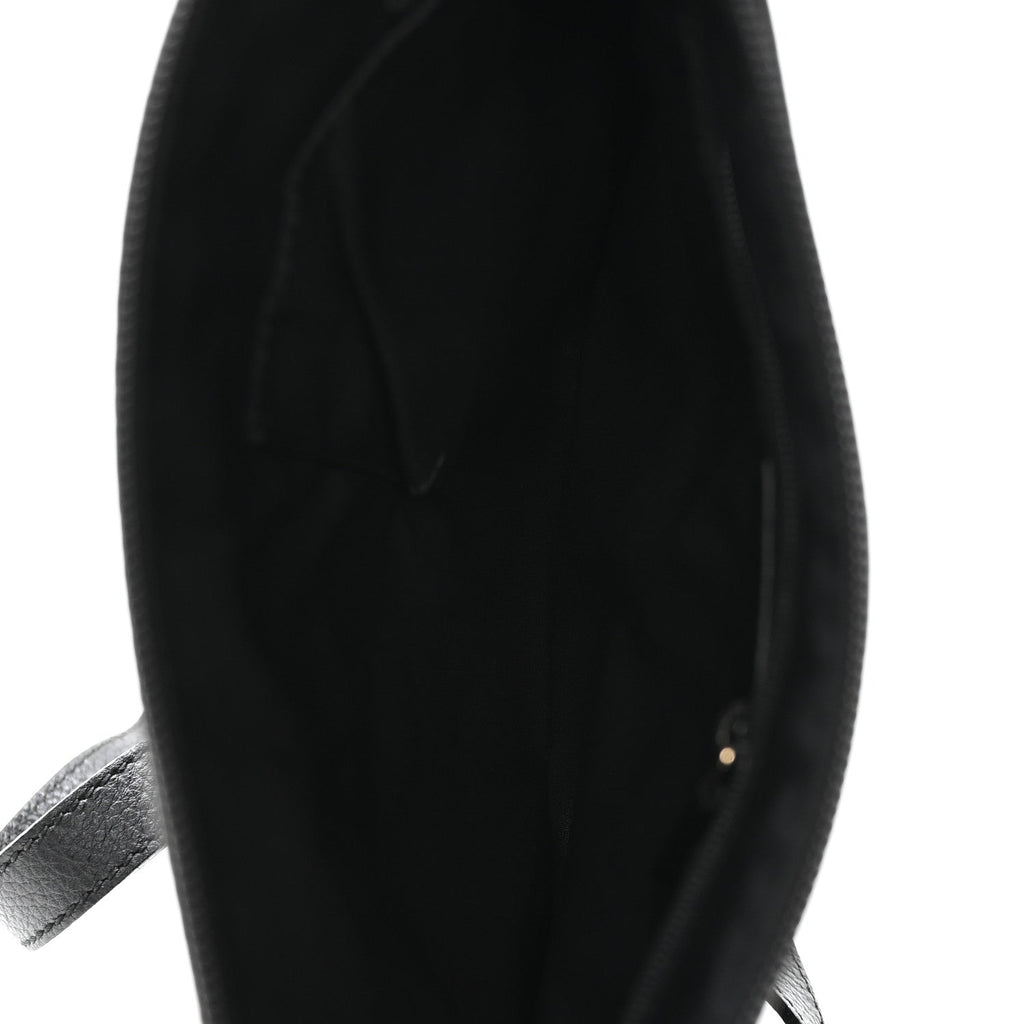 Guccissima Suede Crossbody Bag Black