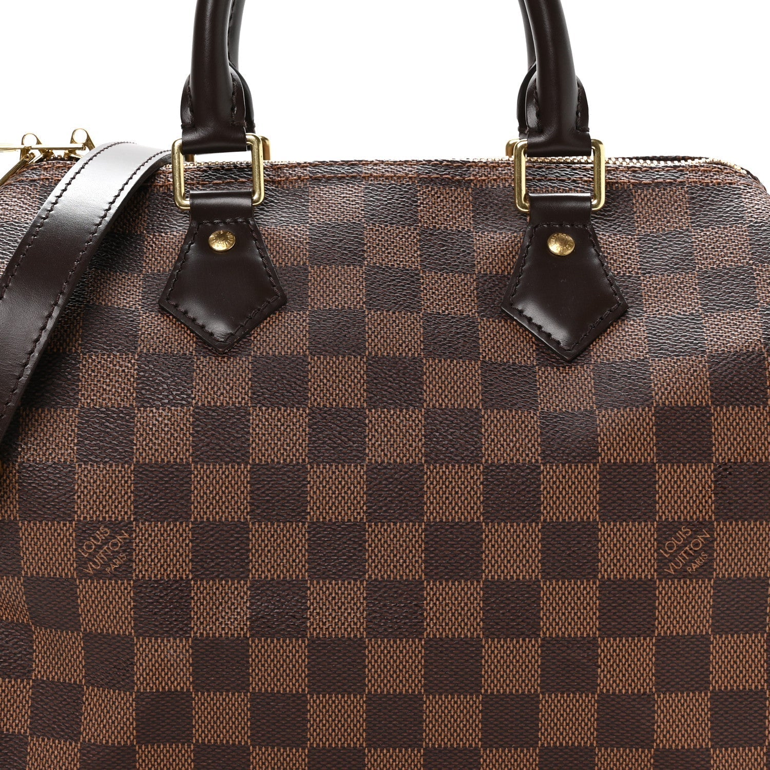 Damier Ebene Speedy Bandouliere 25