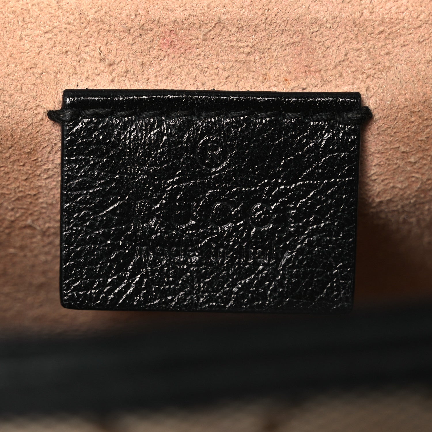 Monogram Azalea Calfskin Matelasse Diagonal Mini GG Marmont Top Handle Shoulder Bag Beige Ebony Black