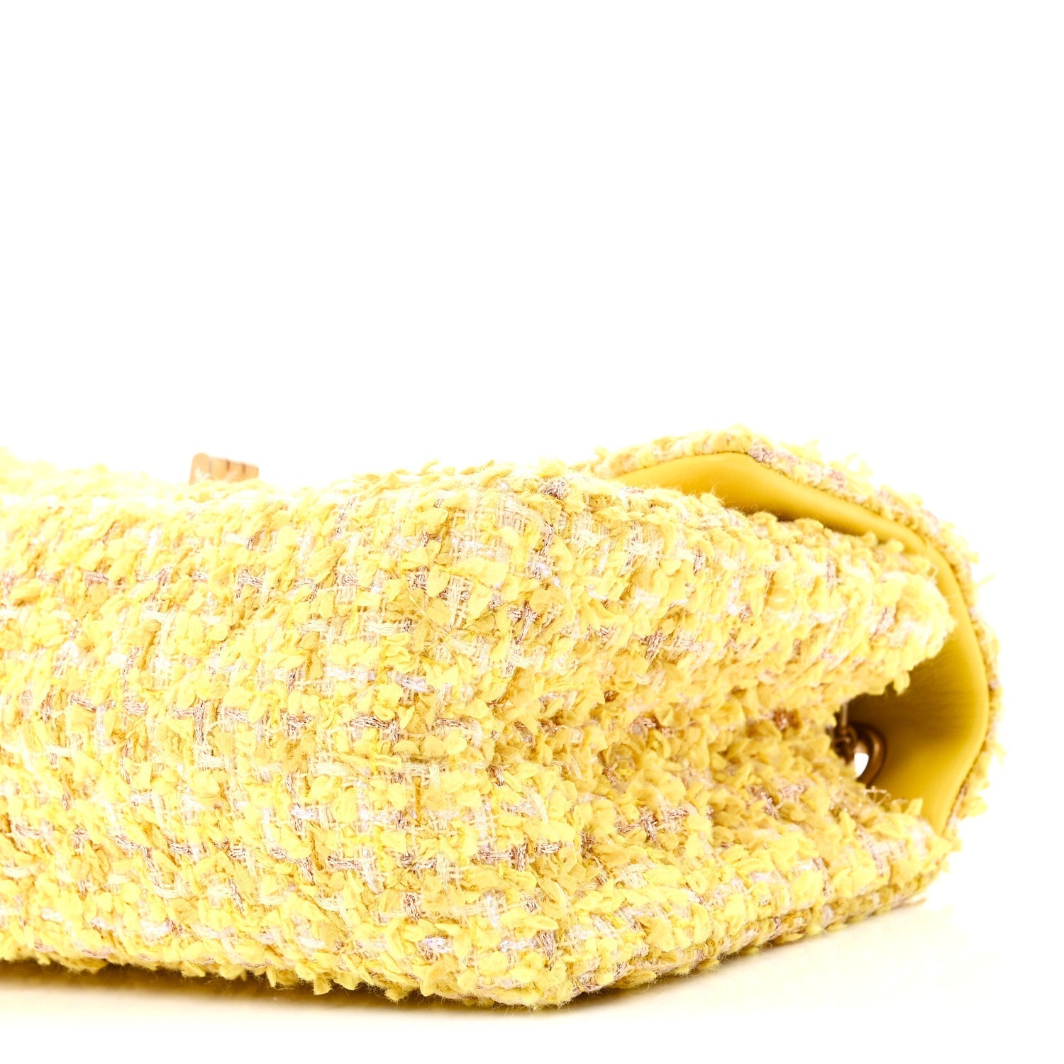 Tweed Quilted 2.55 Reissue Mini Flap Yellow
