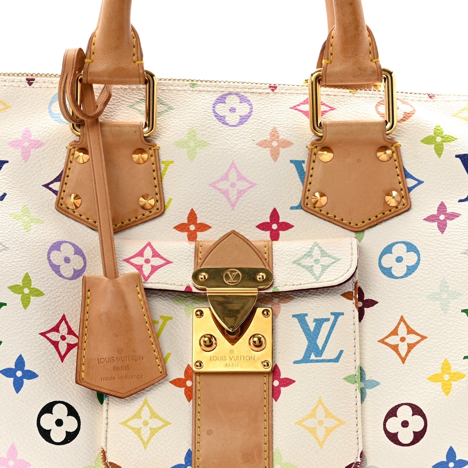 Monogram Multicolor Speedy 30 White