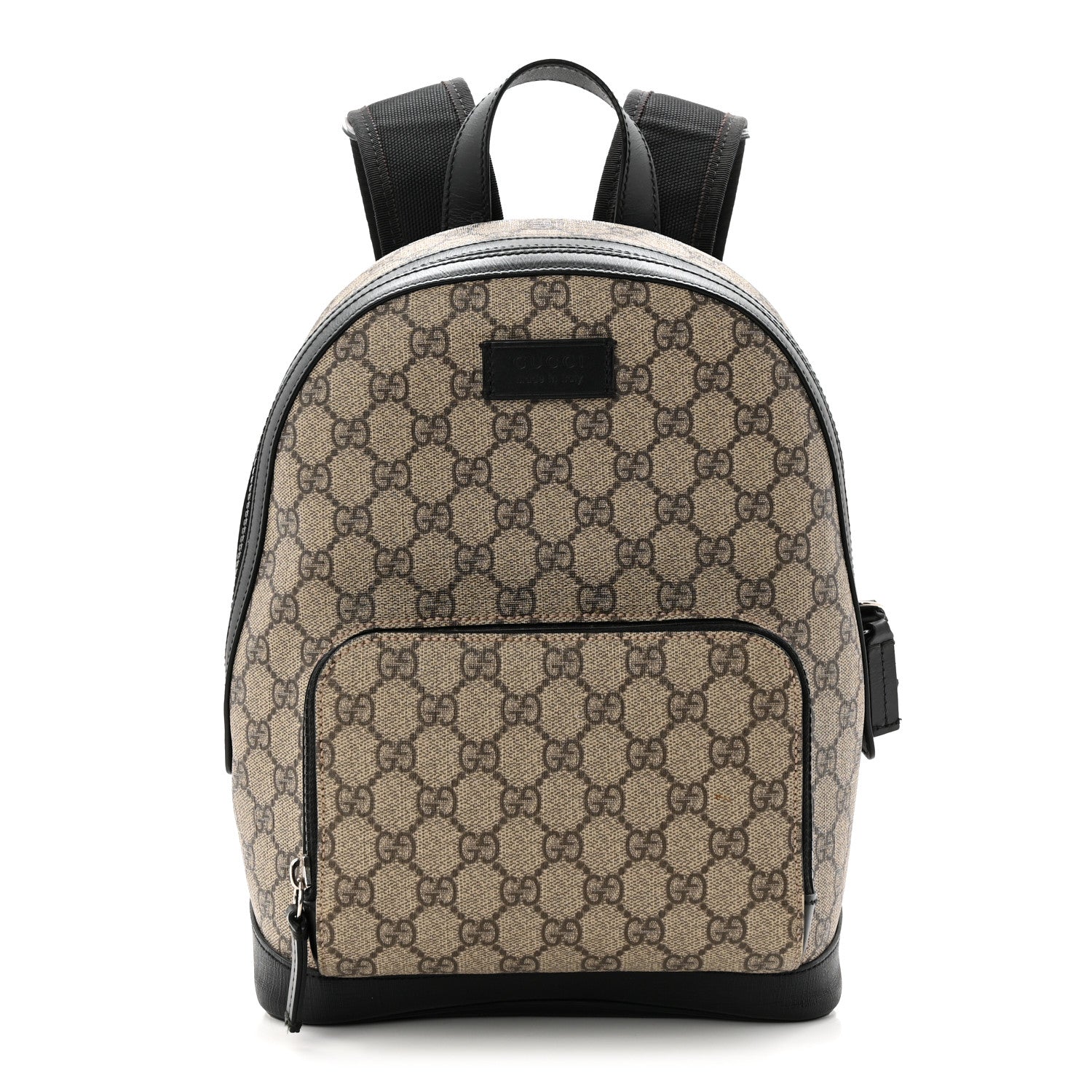GG Supreme Monogram Small Eden Day Backpack Black