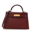Madame Calfskin Mini Kelly Sellier 20 Rouge H