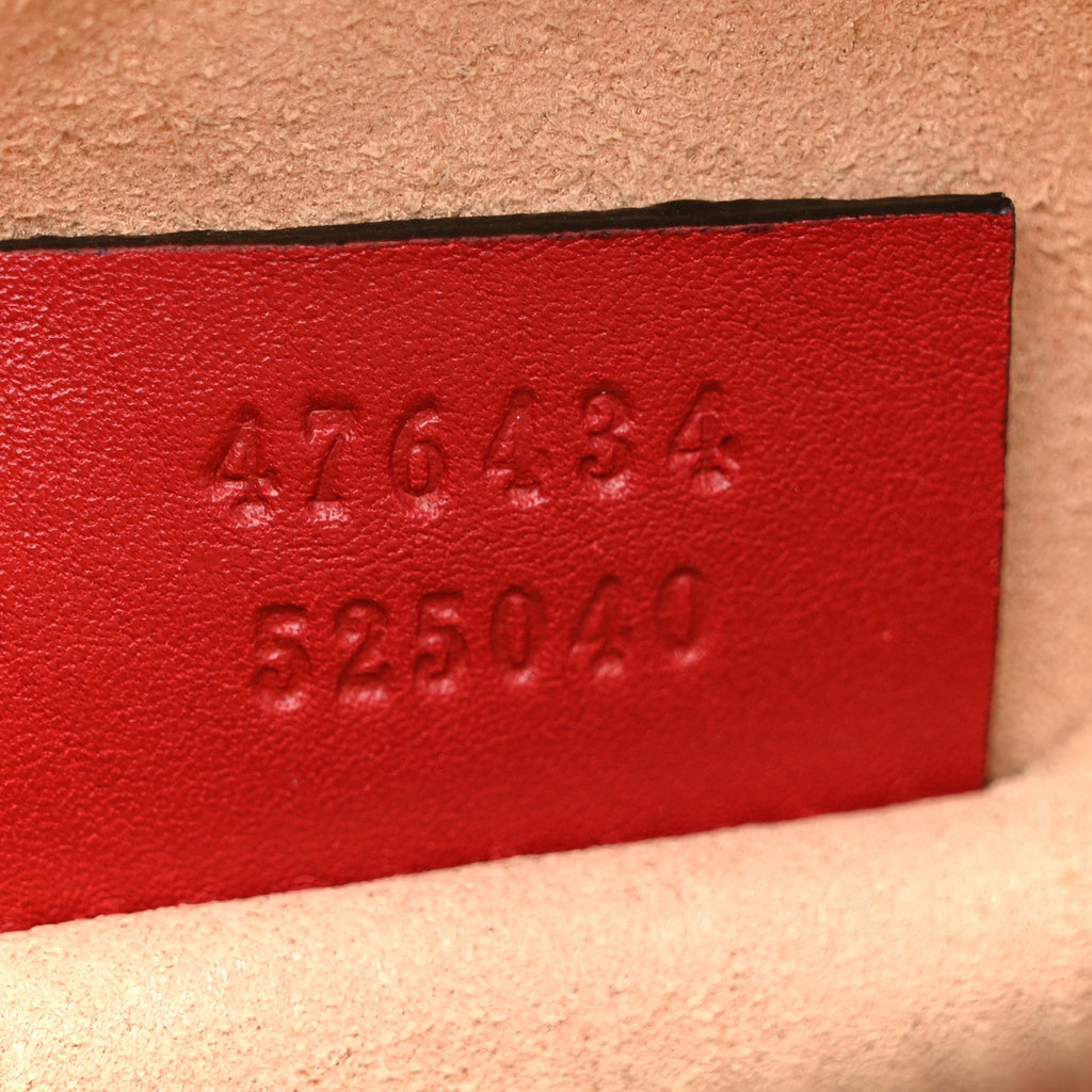 Calfskin Matelasse GG Marmont Belt Bag 85 34 Hibiscus Red