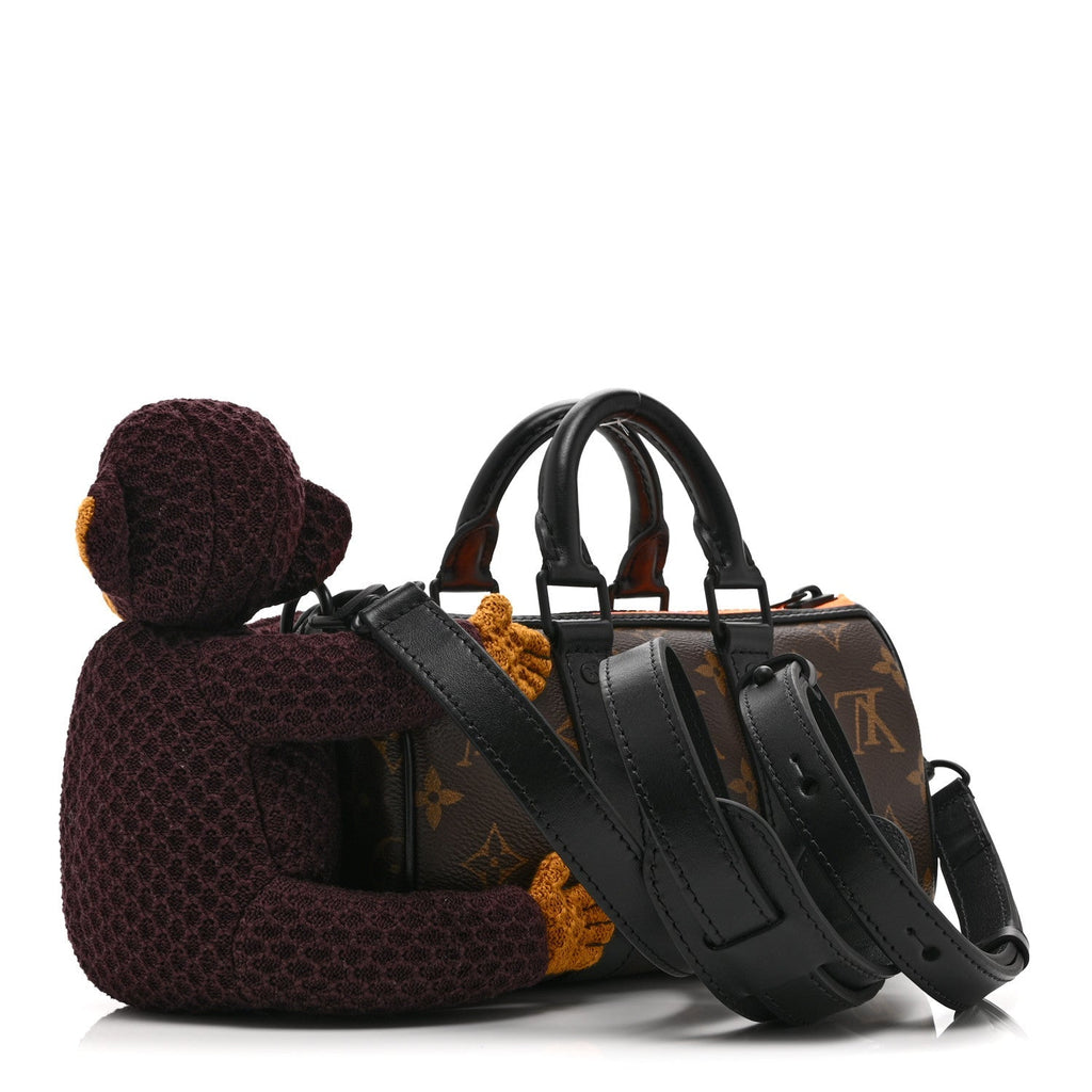 Monogram Monkey Puppet LV Friends Keepall XS