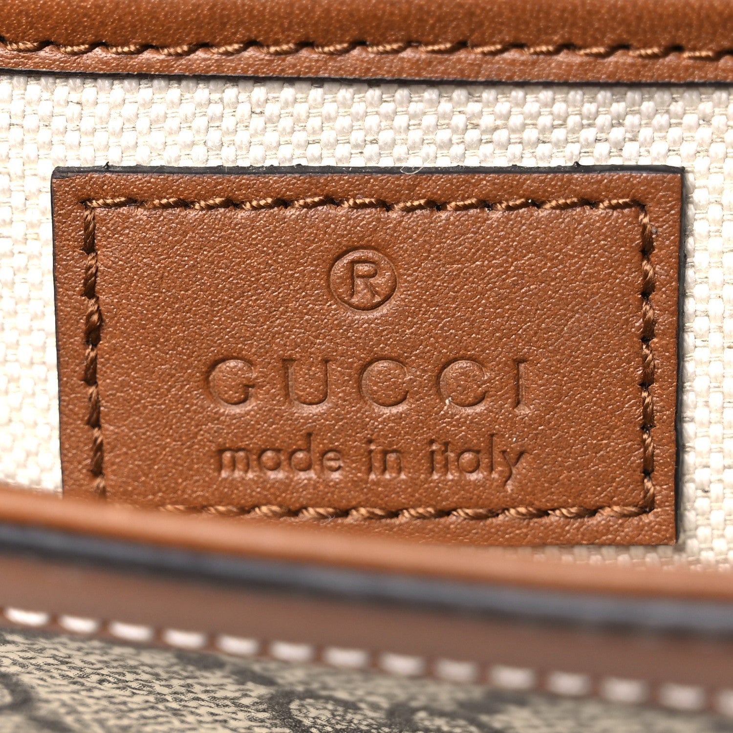 GG Supreme Monogram Duomo Lux Horsebit 1955 Soft Small Shoulder Bag Beige Ebony Sundial