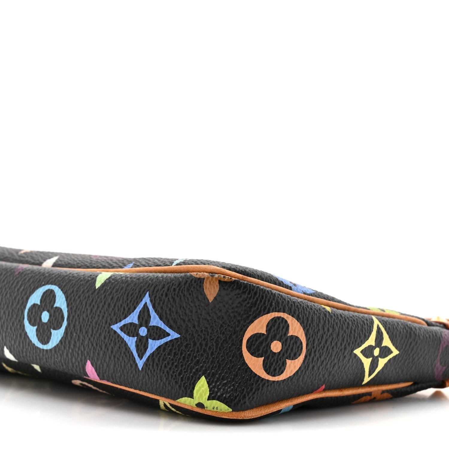 Monogram Multicolor Pochette Accessories Black