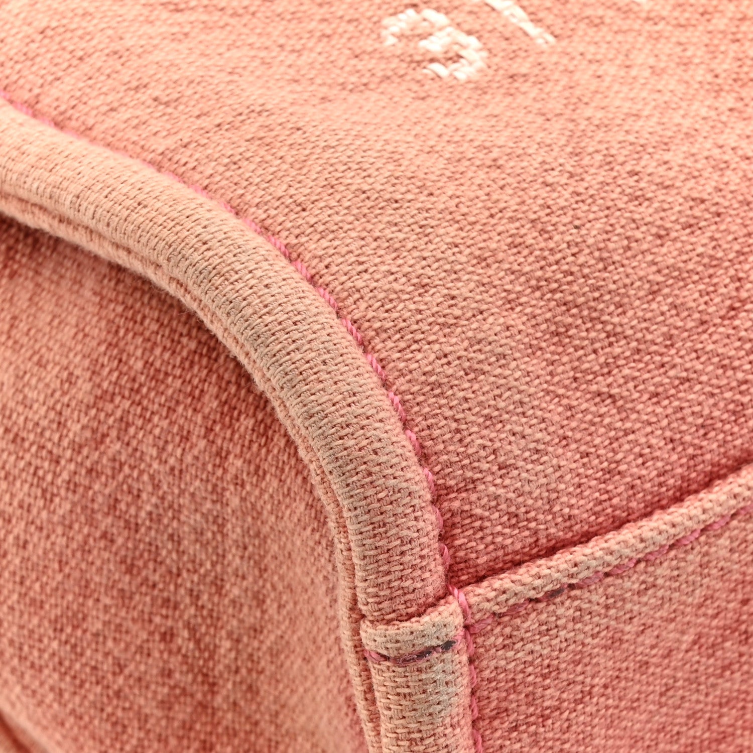 Canvas Mini Deauville Tote Red