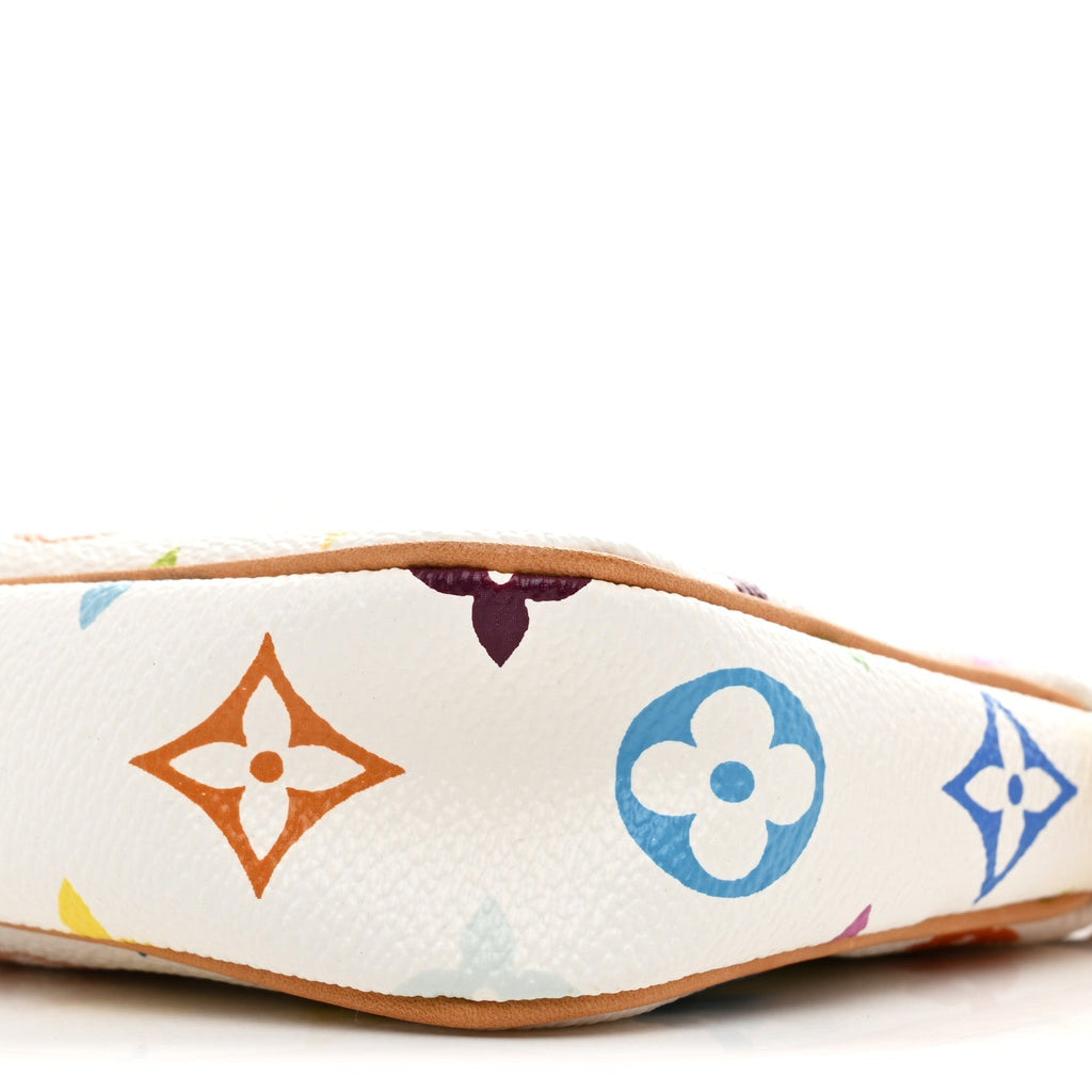 Monogram Multicolor Pochette Accessories White