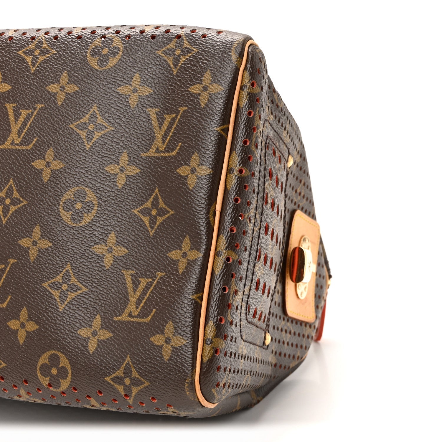 Monogram Perforated Speedy 30 Orange
