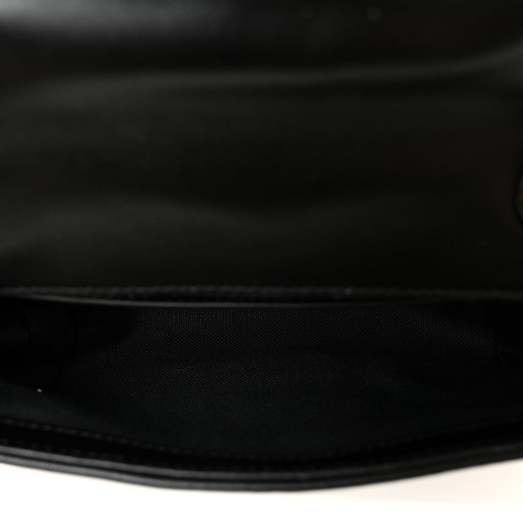 Calfskin Matelasse Monochrome Mini GG Marmont Shoulder Bag Black