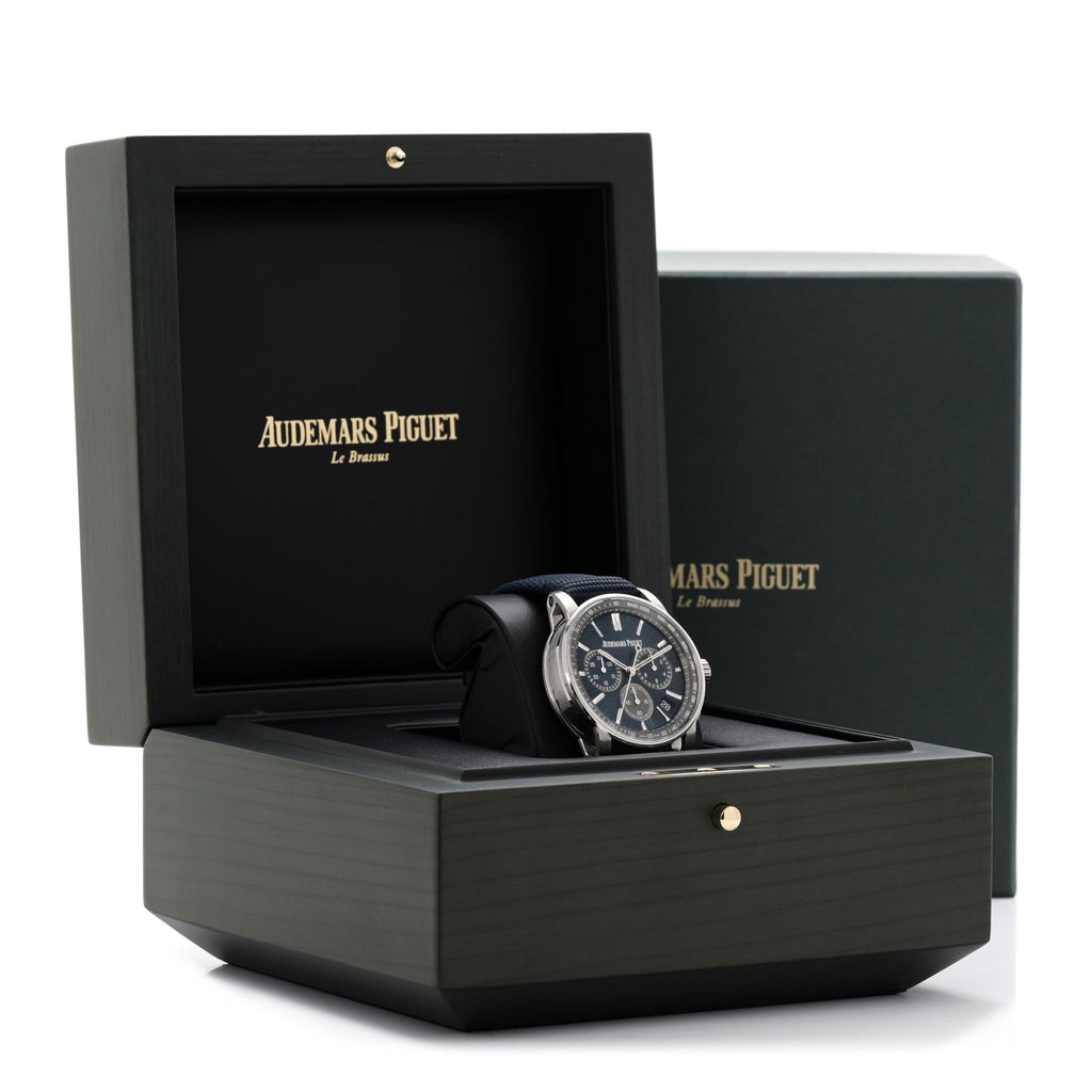Stainless Steel Fabric 41mm Code 11.59 Automatic Watch Blue 26393ST.OO.A348KB.01