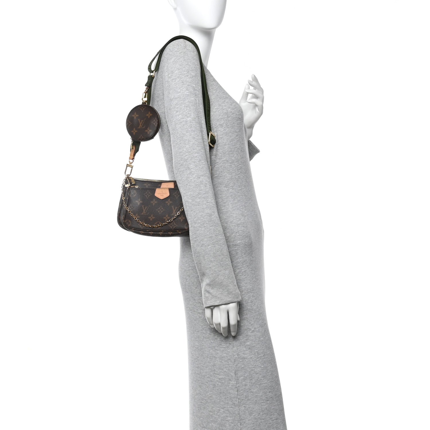 Monogram Multi Pochette Accessories Kaki