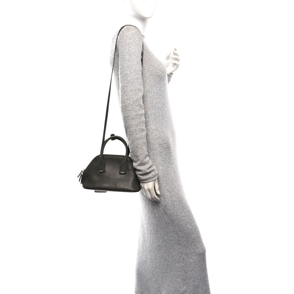 Saddle Calfskin Mini Devon Bag Koala Grey