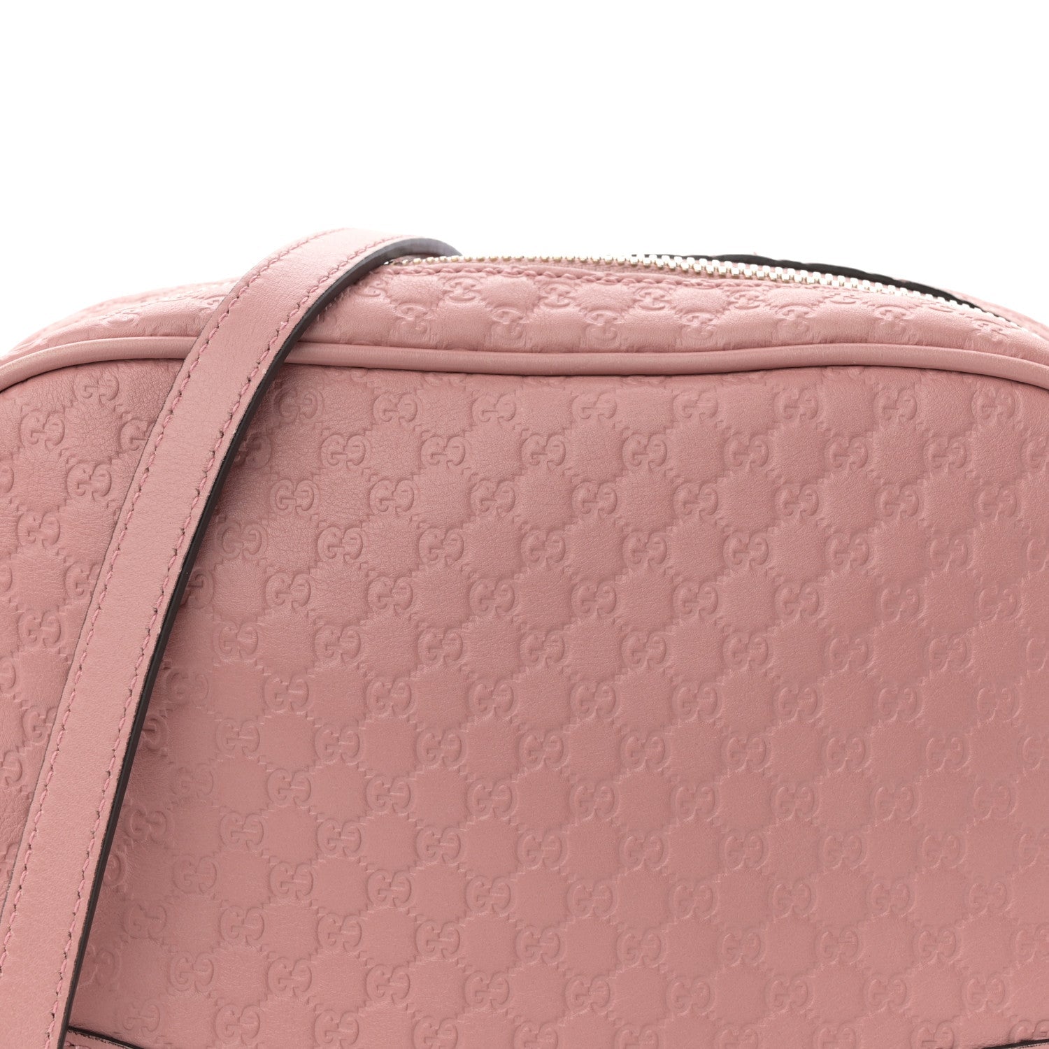 Soft Microguccissima Mini Bree Messenger Bag Soft Pink