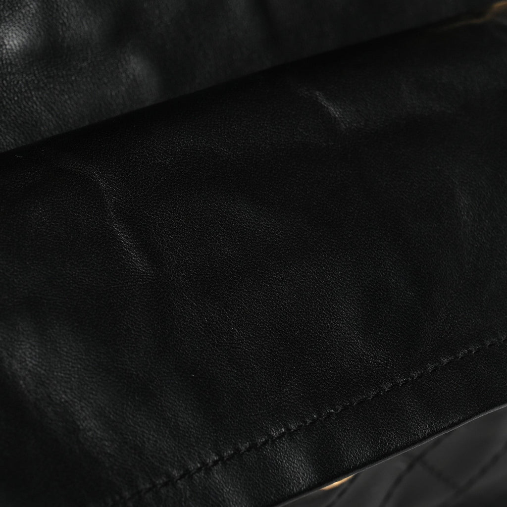 Lambskin Quilted Crush 2.55 Reissue 225 Flap Black