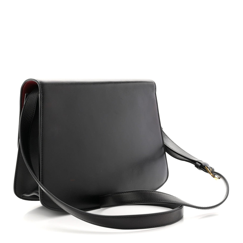 Sleek Calfskin The Sofia 10 Crossbody Black