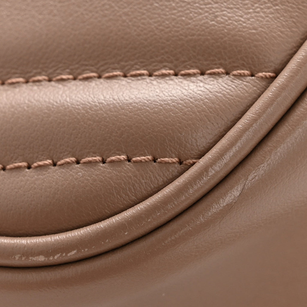 Calfskin Matelasse Small GG Marmont Chain Shoulder Bag Porcelain Rose