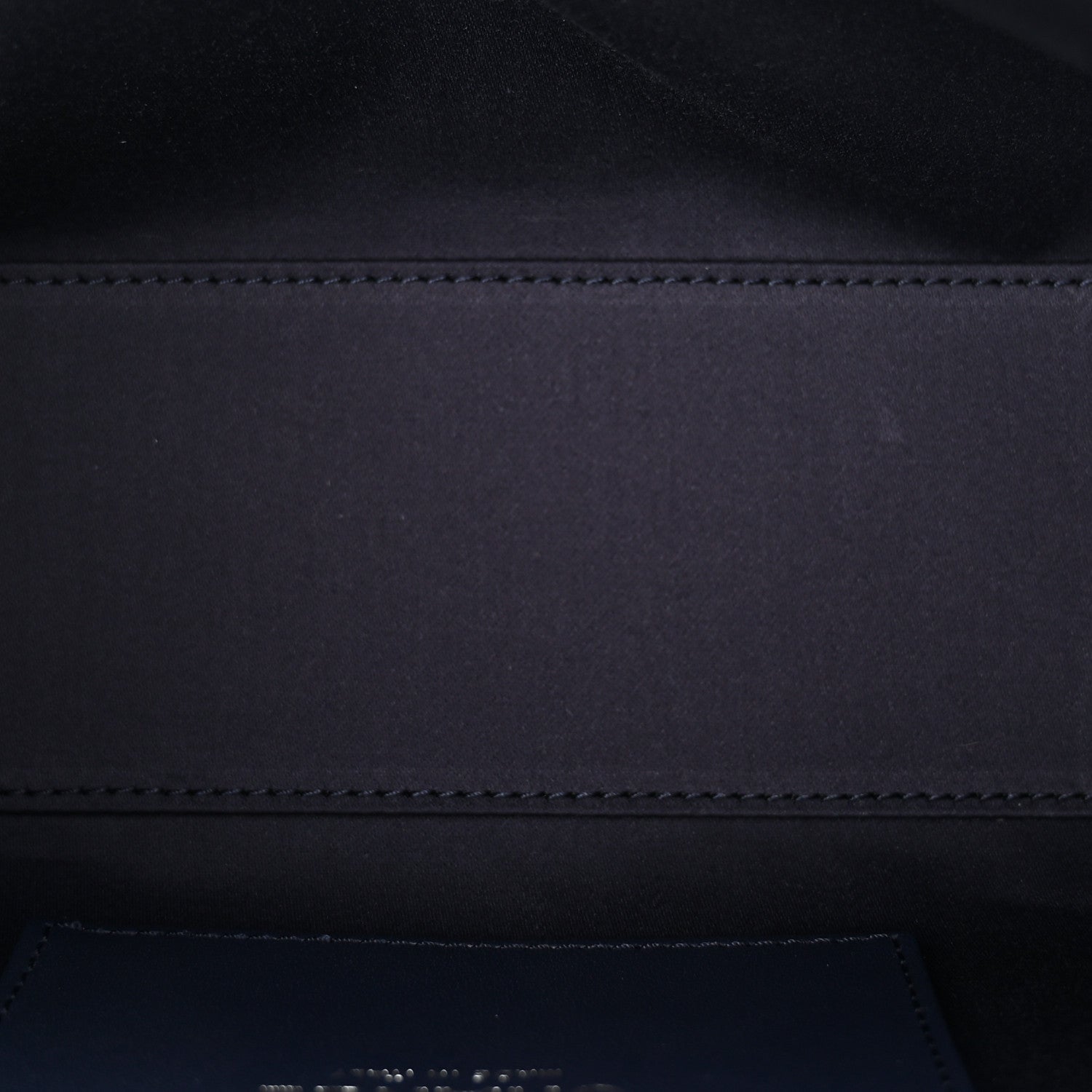 Metallic Caviar Quilted Mini Chanel 25 Handbag Dark Blue