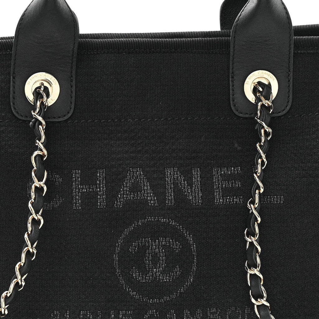 Mixed Fibers Small Deauville Tote Black