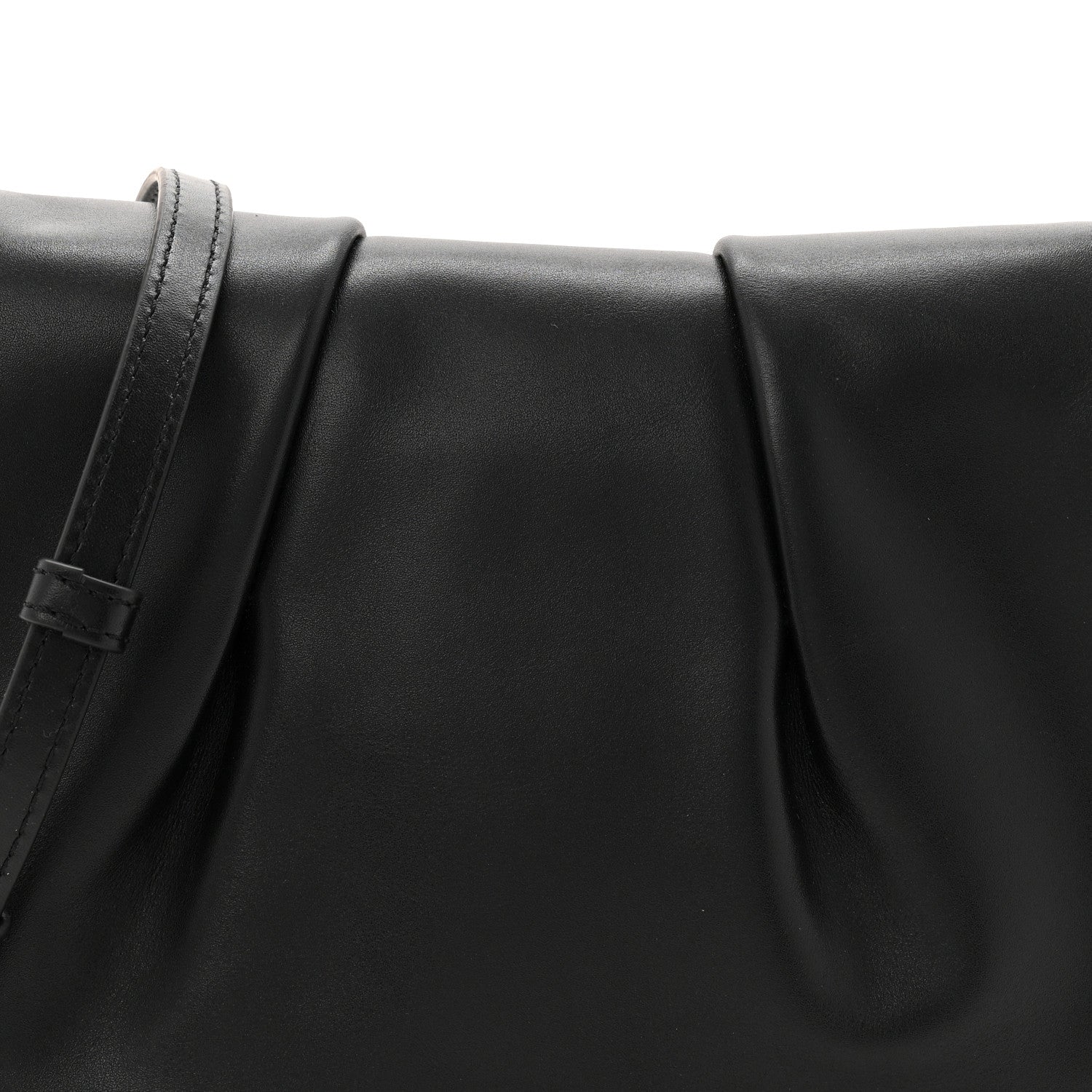 Shiny Nappa Calfskin Paseo Satchel Black