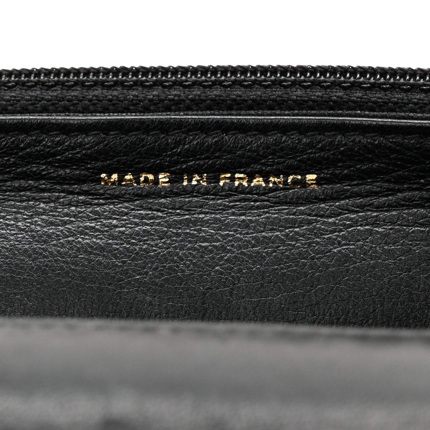 Lambskin Chevron Boy Wallet On Chain WOC Black