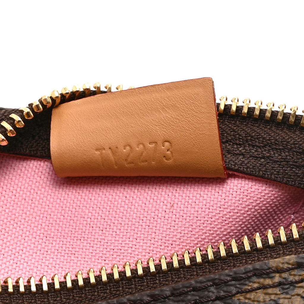 Monogram Vivienne Ice Skating Nano Speedy Bandouliere Pink