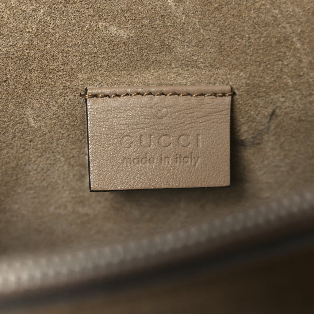 GG Supreme Monogram Small Dionysus Shoulder Bag Taupe