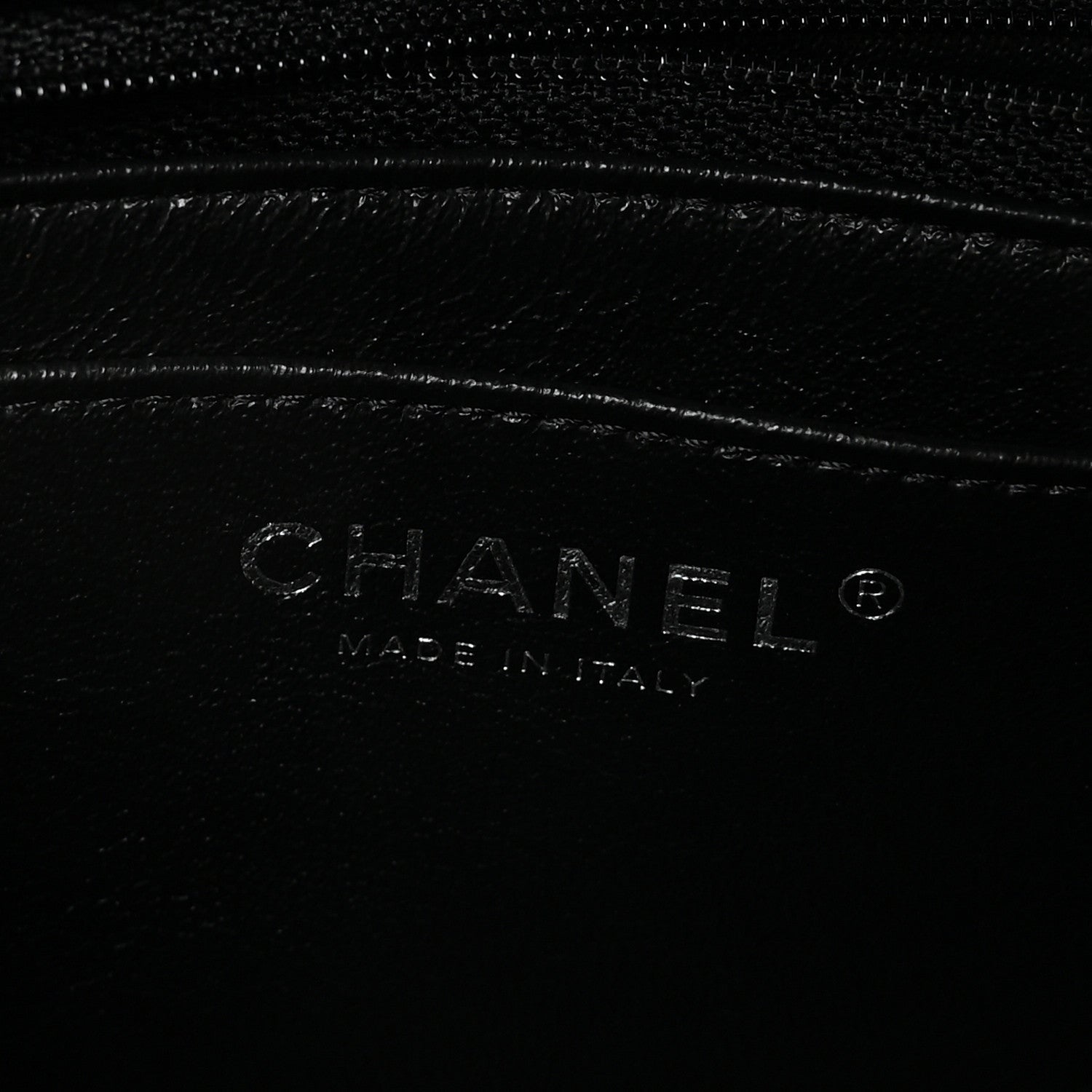 Lambskin Quilted Mini Rectangular Flap Black