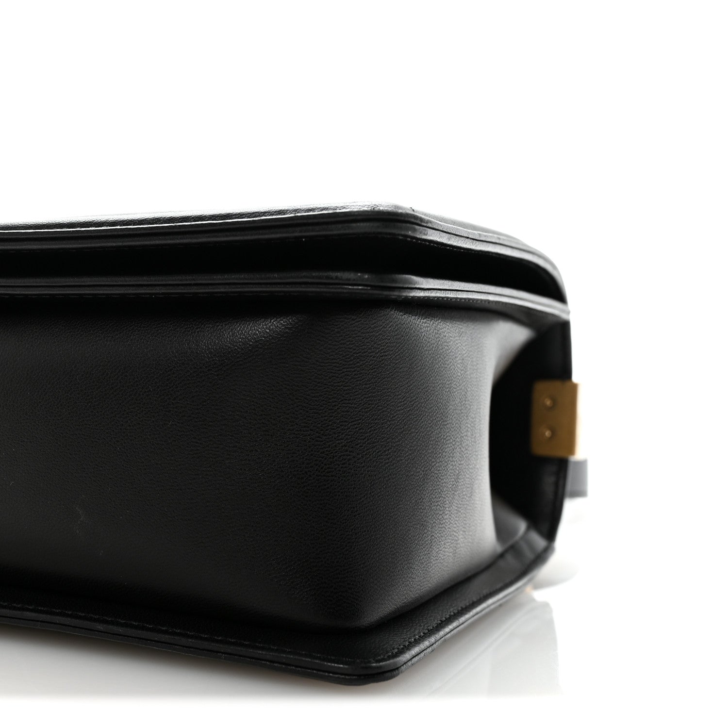 Lambskin Quilted New Medium Boy Flap Black