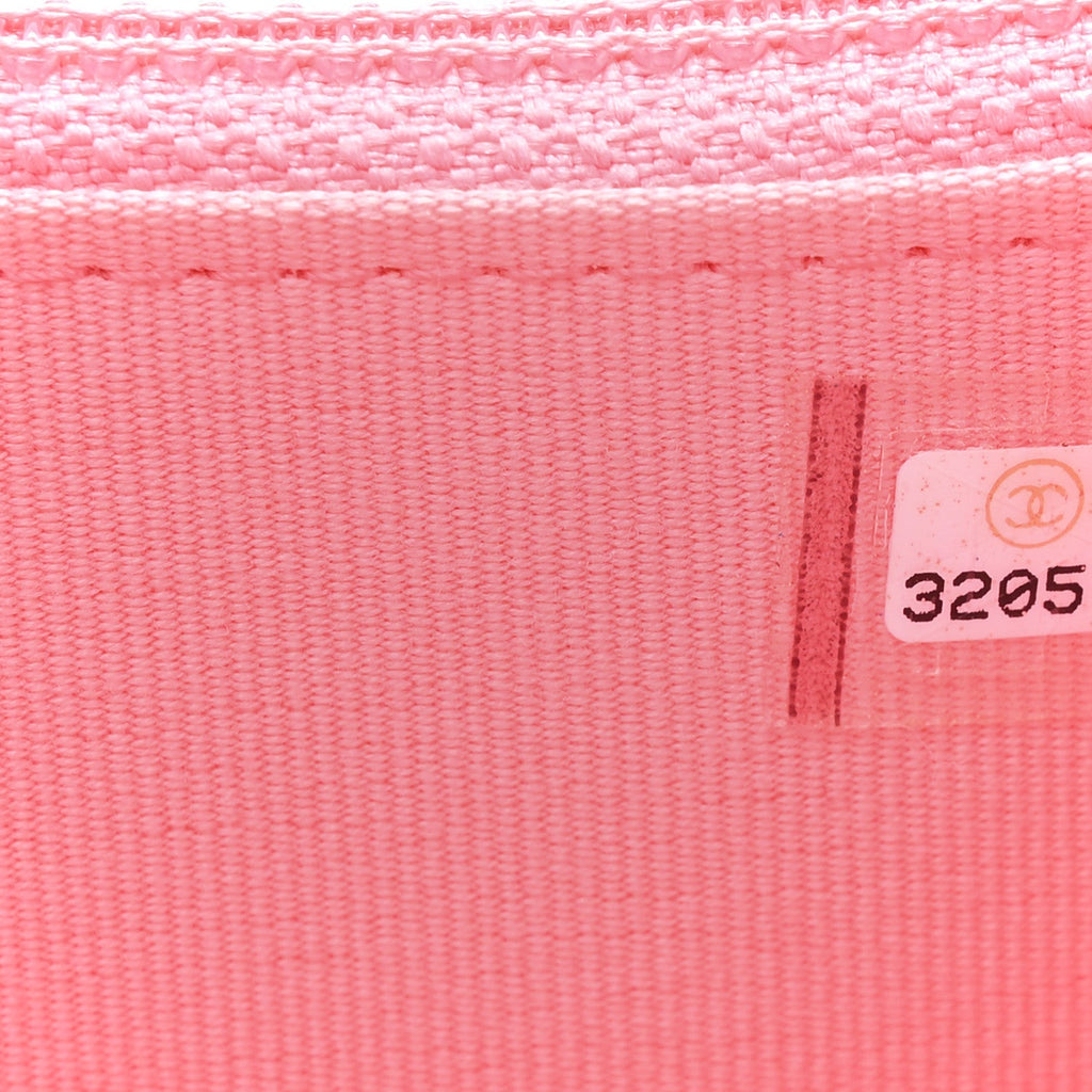 Lambskin Quilted Mini Trendy CC Wallet On Chain WOC Pink