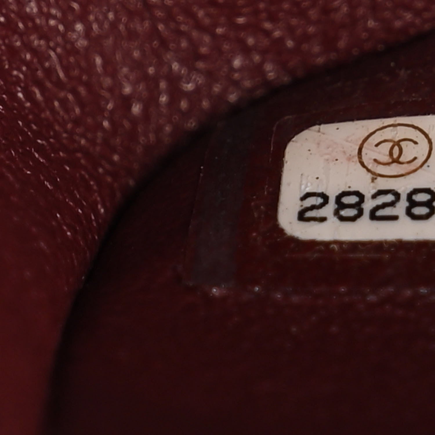Lambskin Quilted Medium Double Flap Burgundy