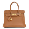 Epsom Birkin 30 Gold